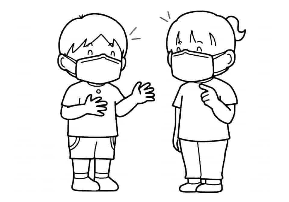 Đeo Khẩu Trang Khi Nói Chuyện