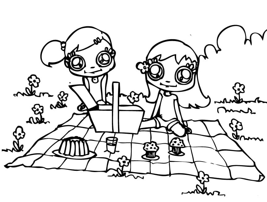 Hai Cô Bé Đi Dã Ngoại