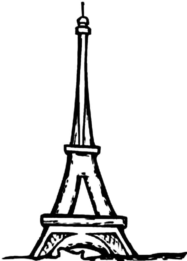 Hình Vẽ Tháp Eiffel