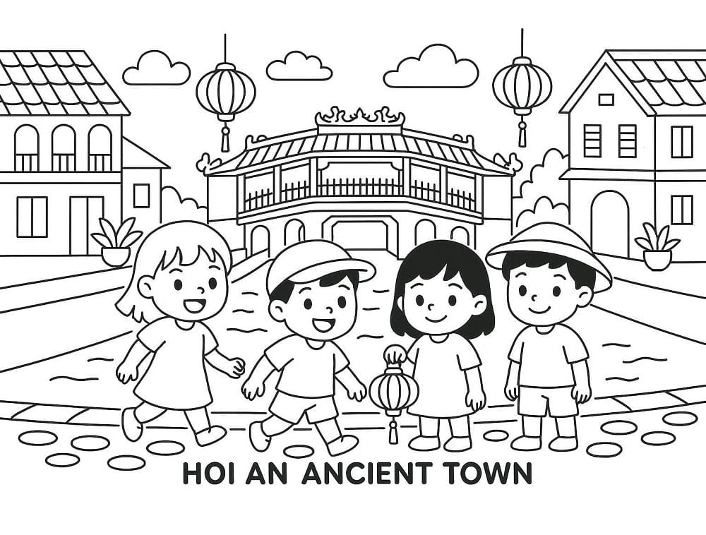 Học Sinh Tham Quan Phố Cổ Hội An