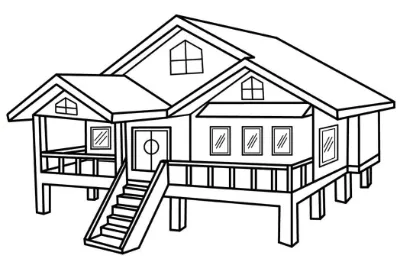 Nhà Sàn Đơn Giản