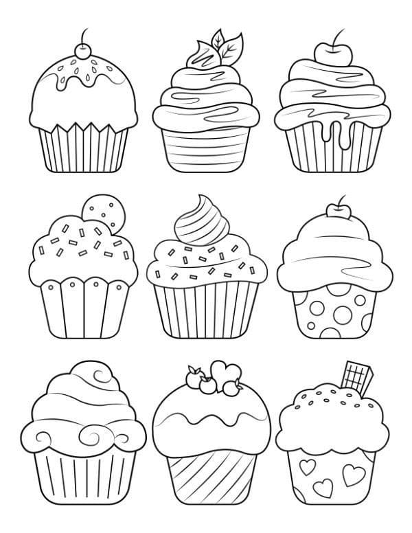 Những Chiếc Bánh Cupcake Đáng Yêu