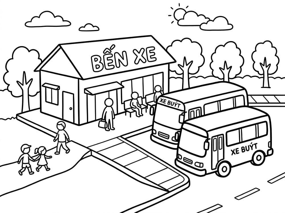 At the Bus Station