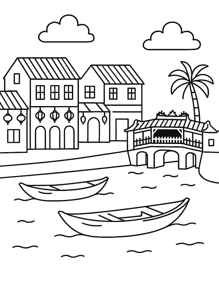 Tô Màu Phố Cổ Hội An