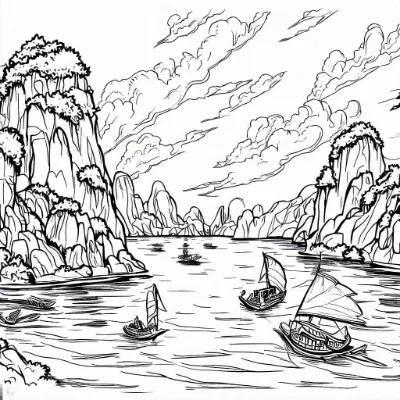 Phong Cảnh Biển Vịnh Hạ Long