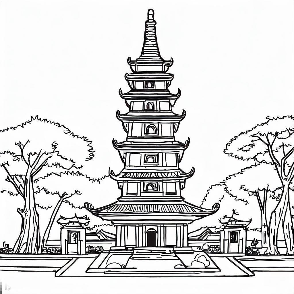 Phong Cảnh Chùa Tháp