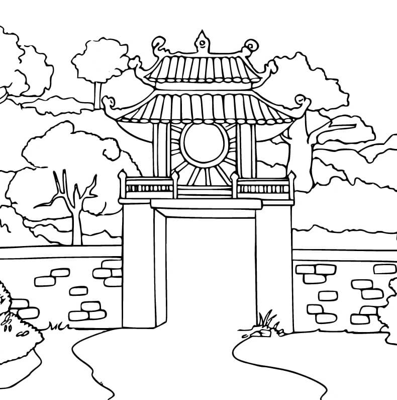 Tô Màu Văn Miếu Quốc Tử Giám