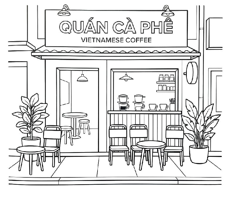 Quán Cà Phê Đẹp và Hiện Đại