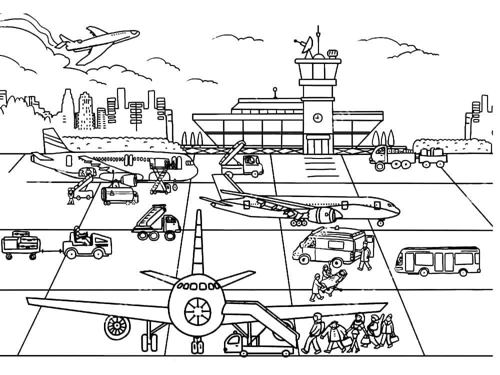 Tô Màu Sân Bay