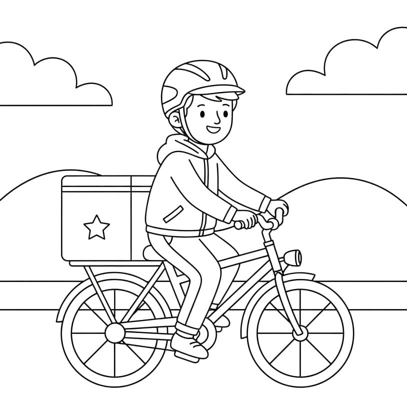 Shipper Đi Xe Đạp