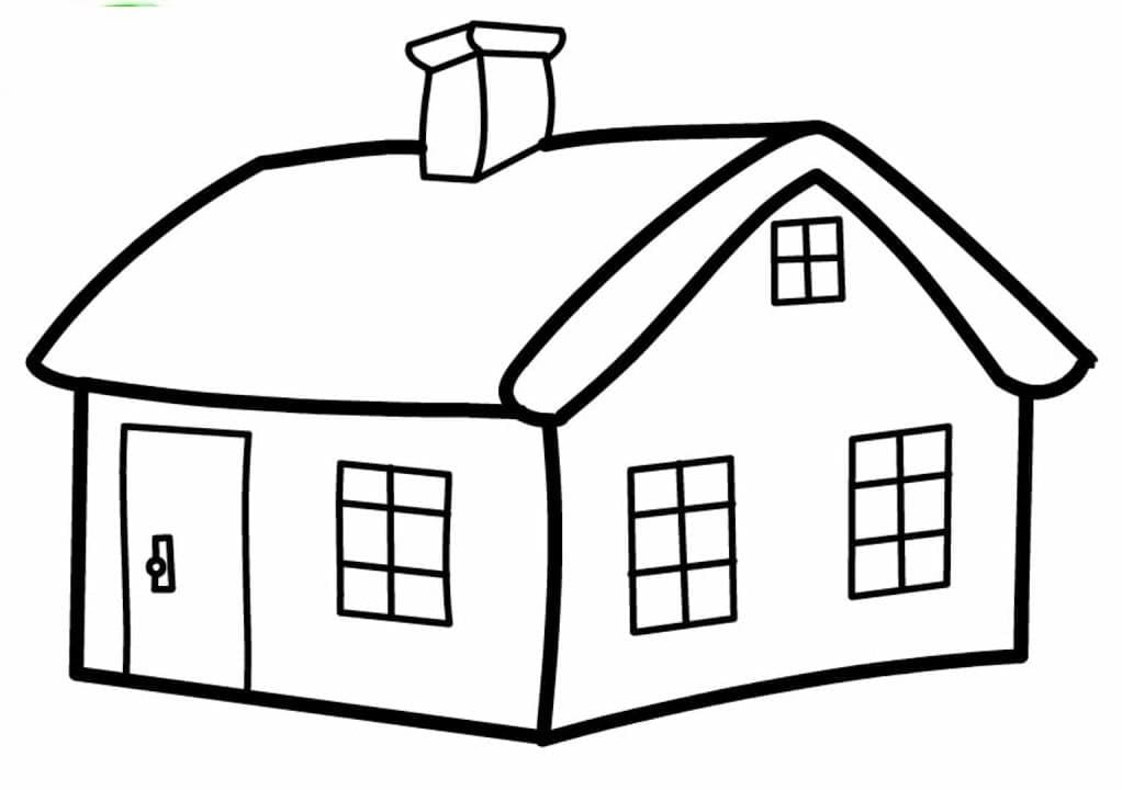 Tập Vẽ Ngôi Nhà Đơn Giản