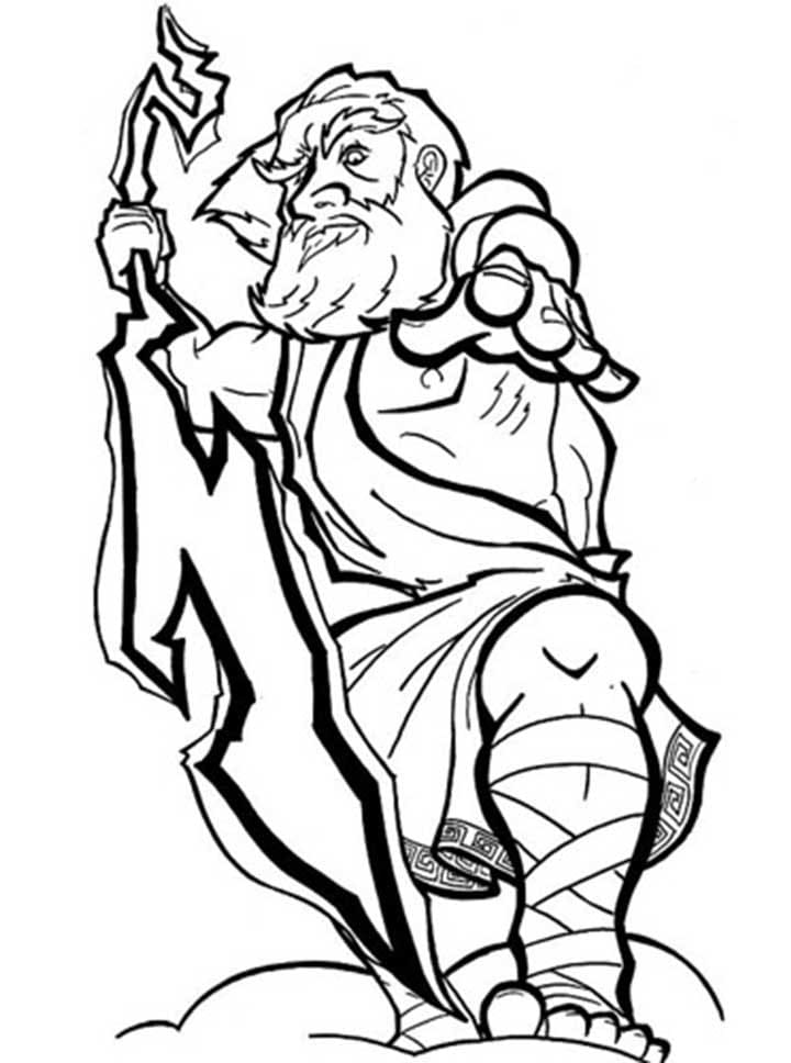 Thần Zeus Đang Chiến Đấu