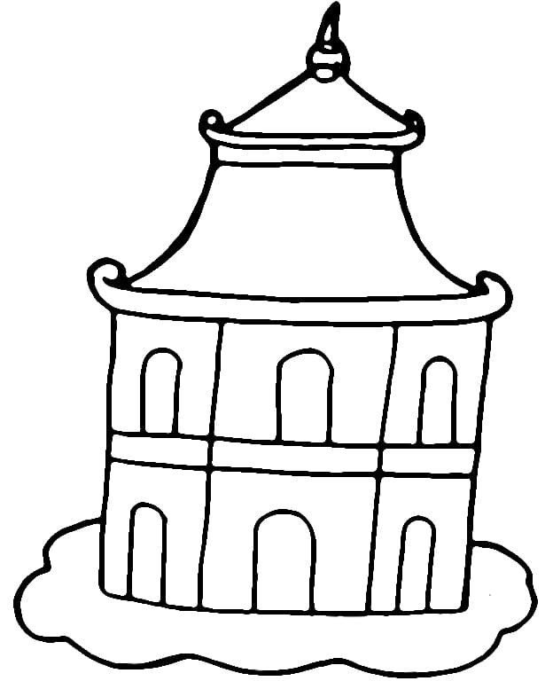 Tháp Rùa Đơn giản và Đẹp