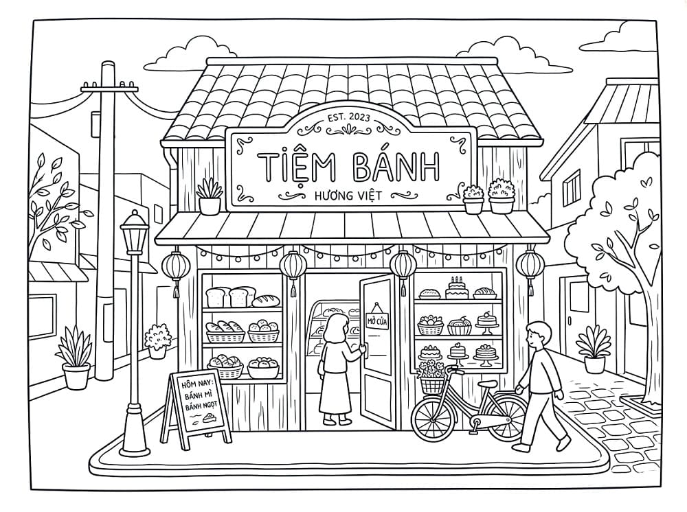 Sweet Bakery on the Street