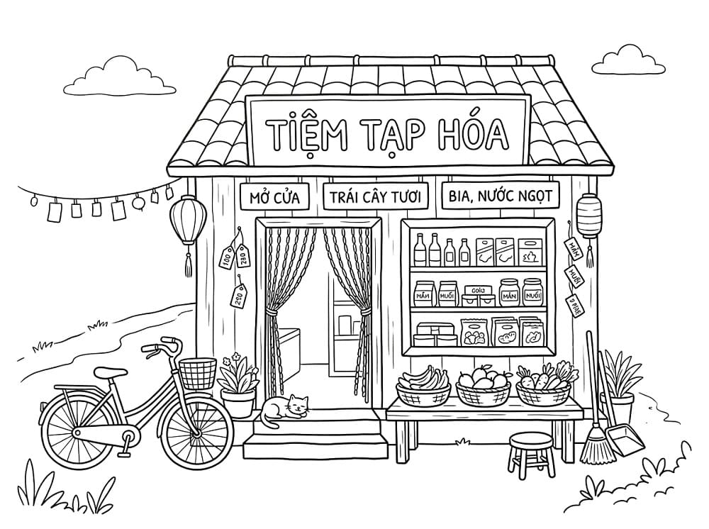 Charming Little Grocery Store