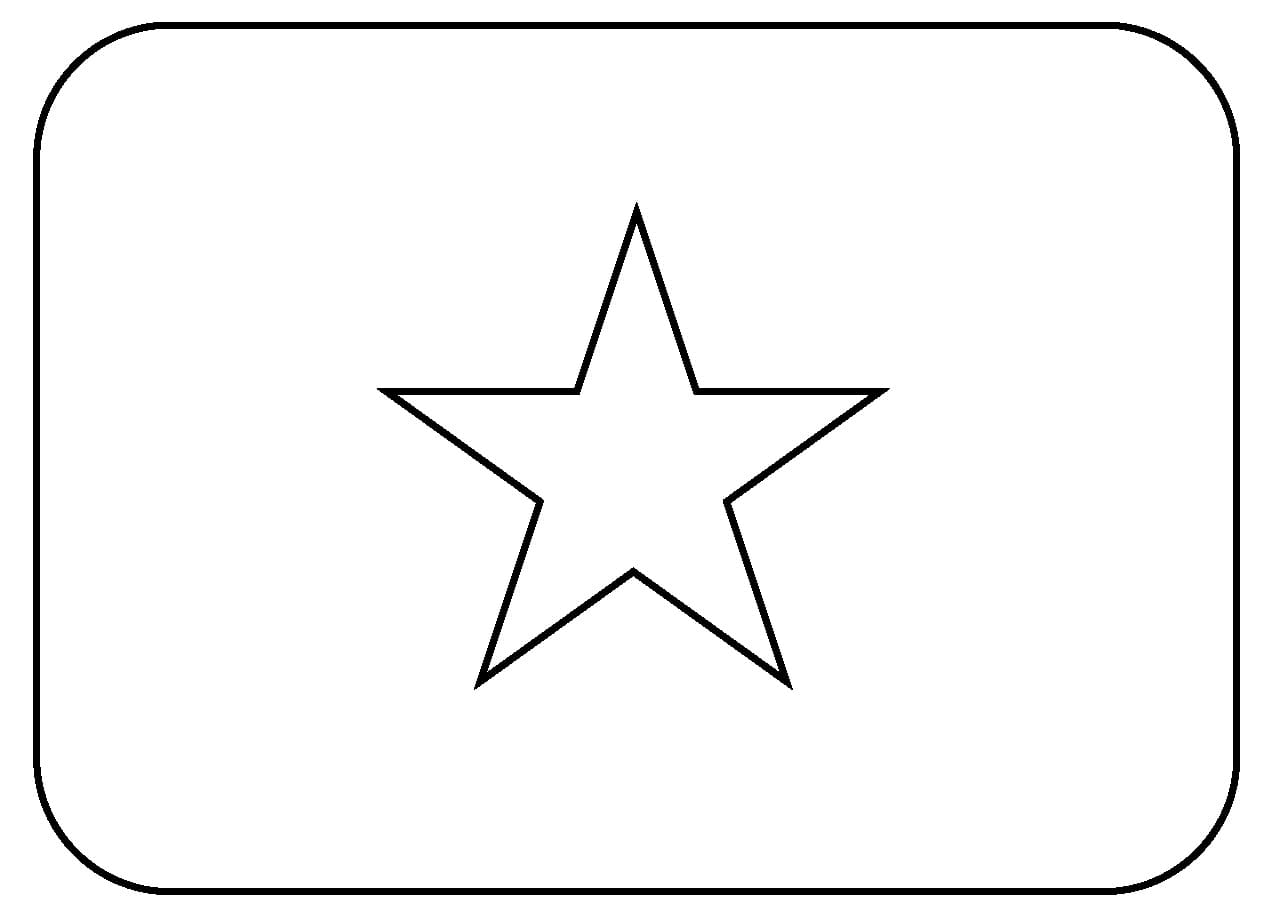 Tô màu Lá Cờ Việt Nam Đẹp