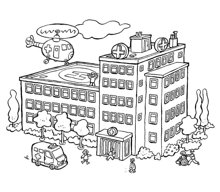 Tòa Nhà Bệnh Viện Đẹp