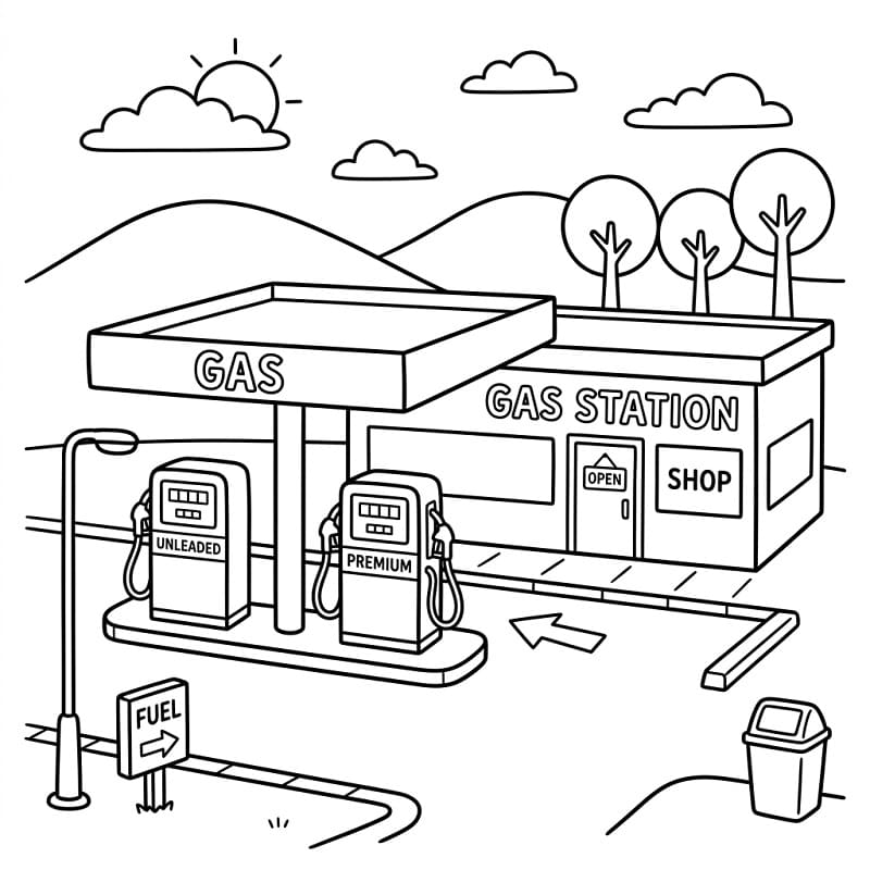 Simple Gas Station
