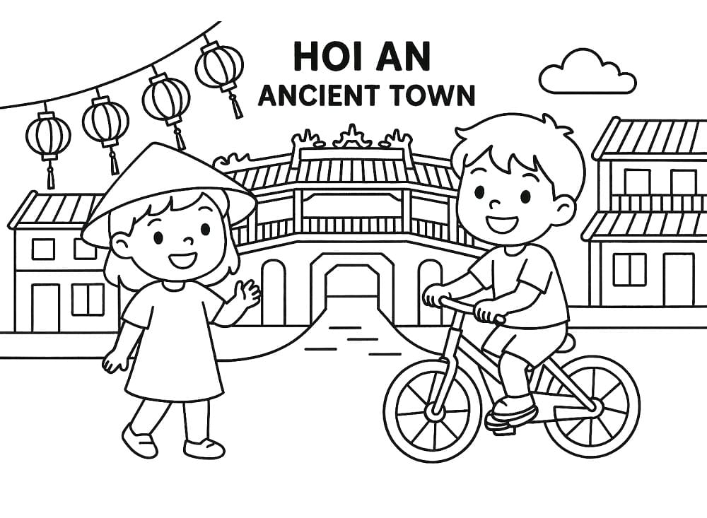 Trẻ Em Tham Quan Phố Cổ Hội An