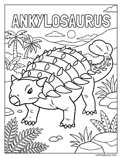 Ankylosaurus Cảnh Jurassic