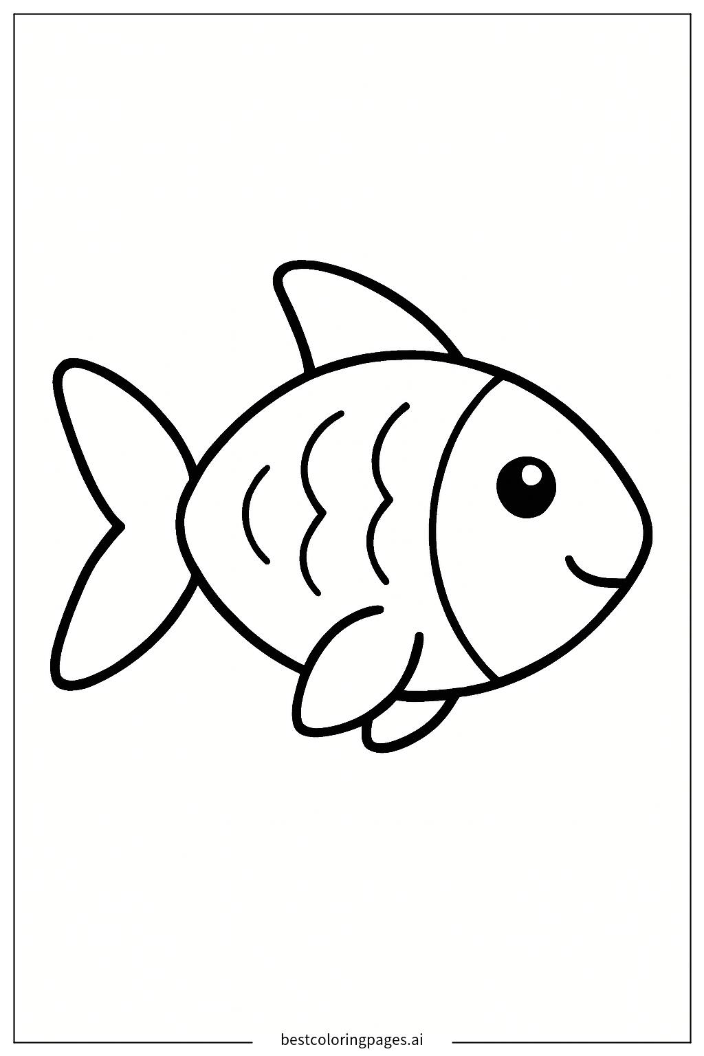 Basic fish outline