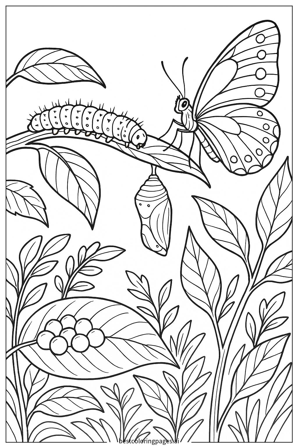 Butterfly lifecycle stages