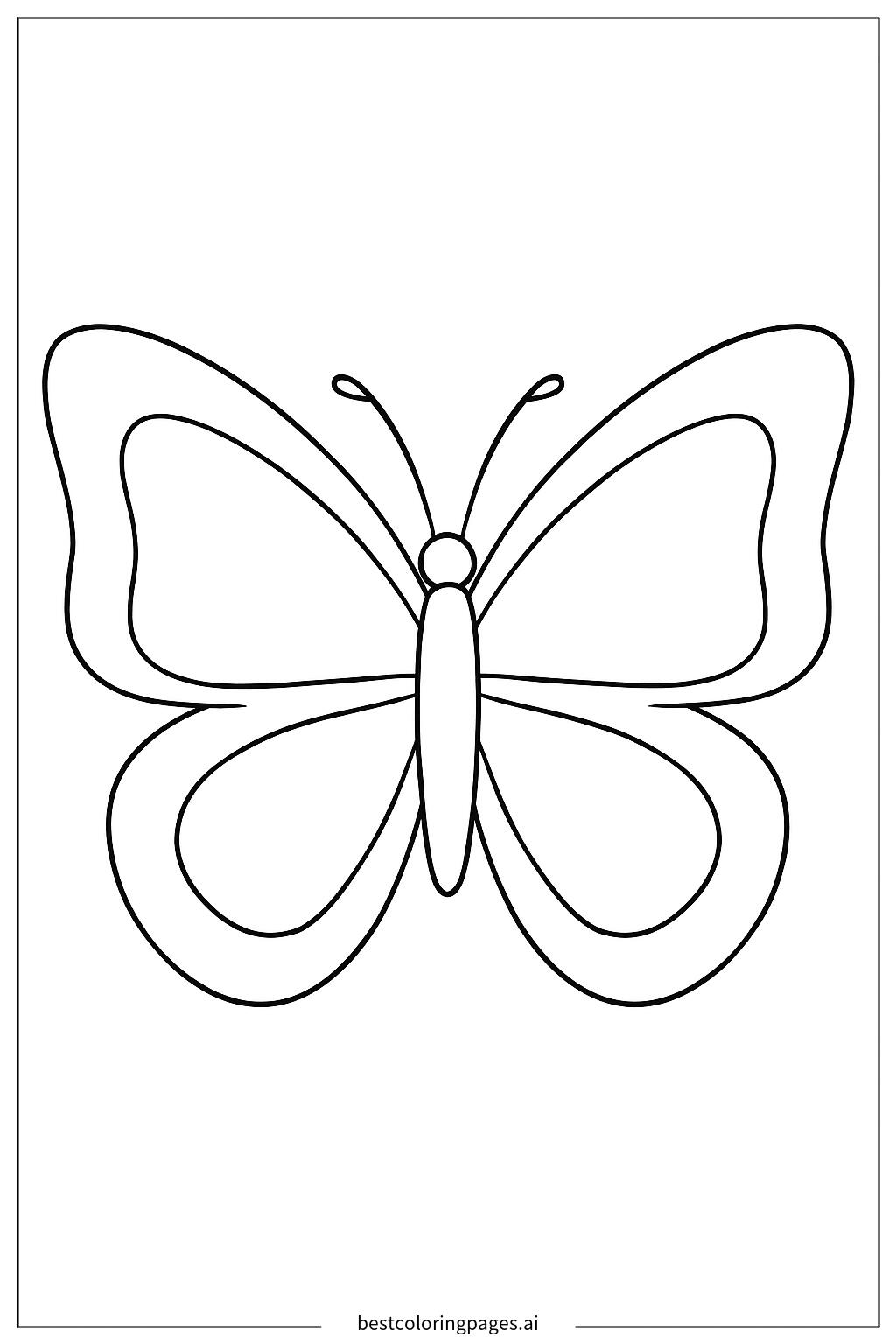 Butterfly silhouette