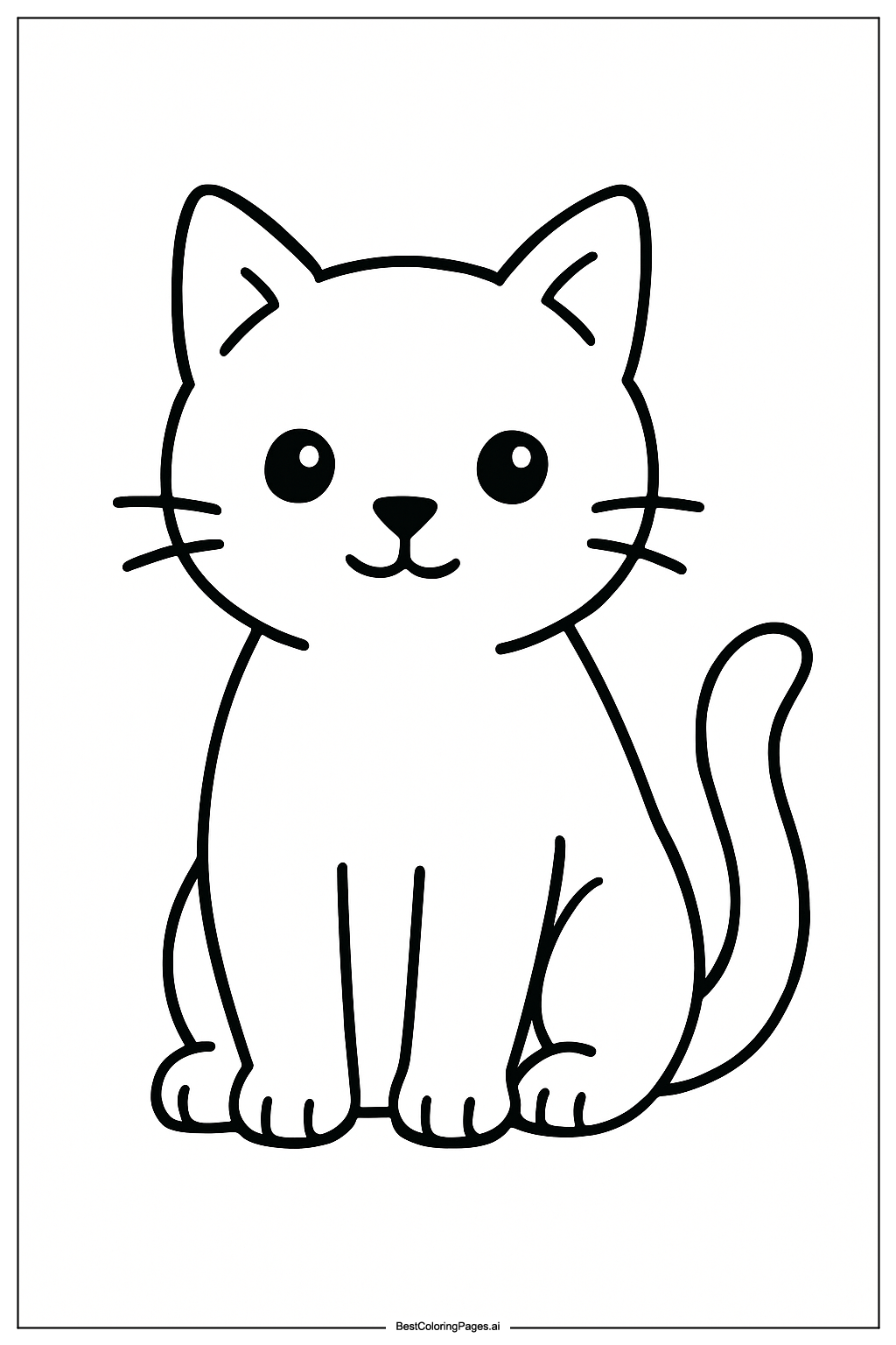 Cat sitting 2