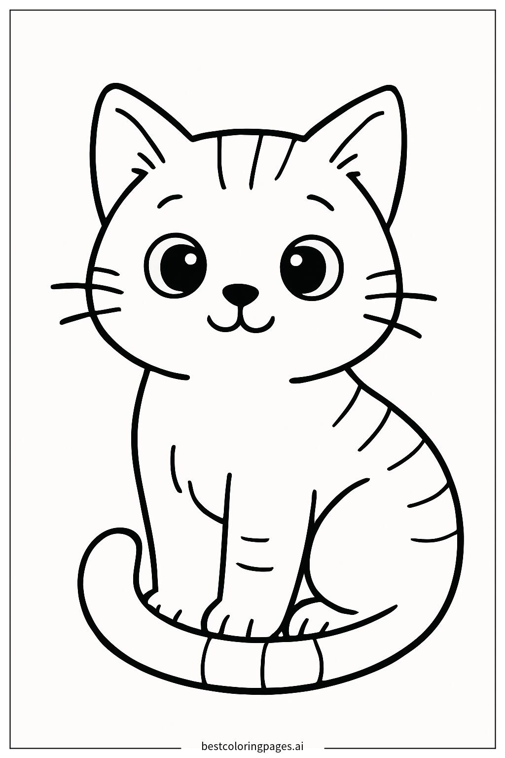 Cat sitting