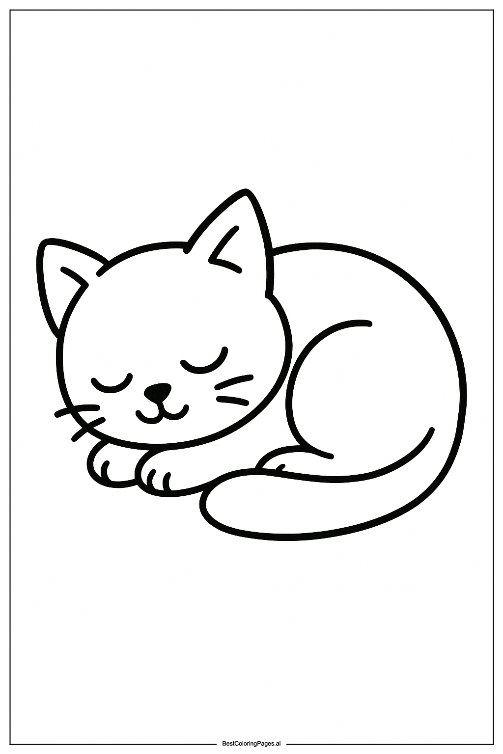 Cat sleeping 1