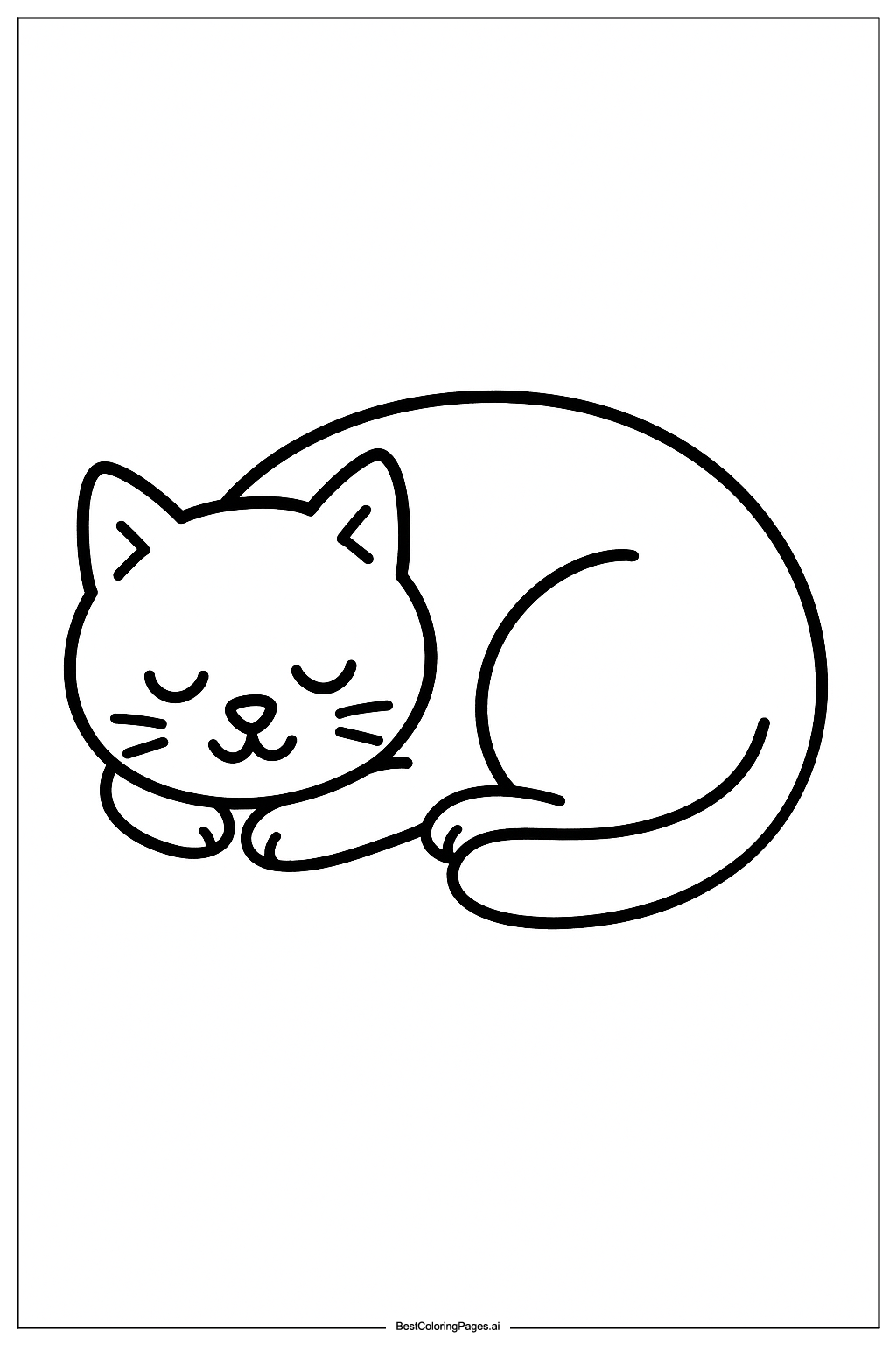 Cat sleeping 2