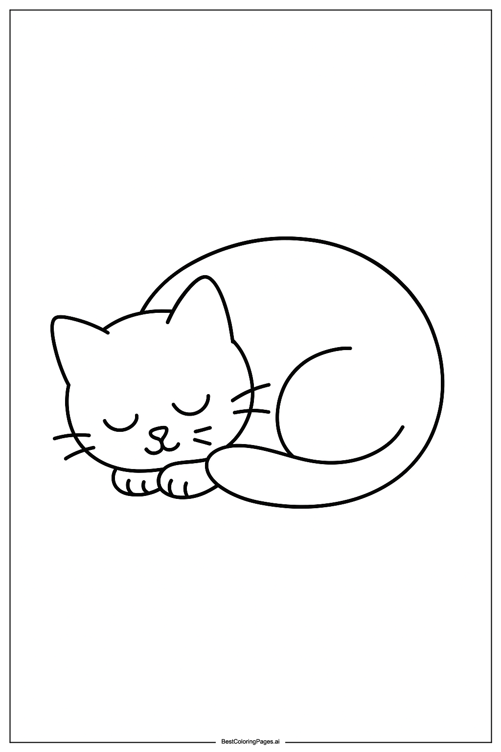 Cat sleeping 5