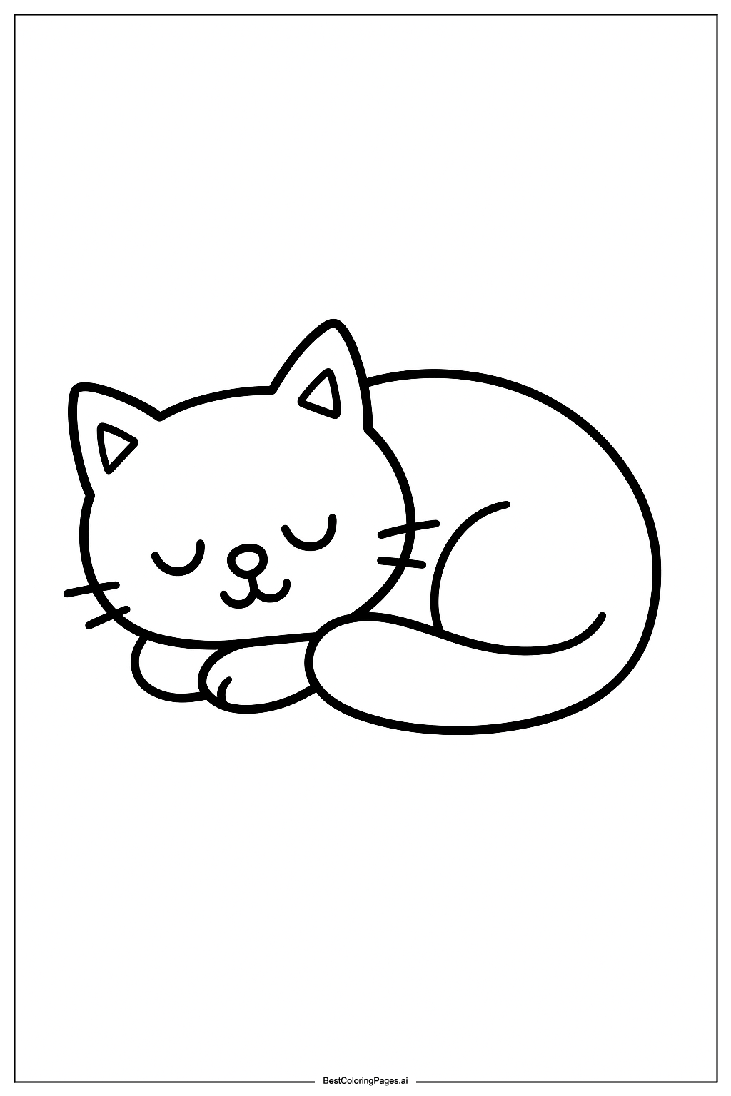 Cat sleeping 6