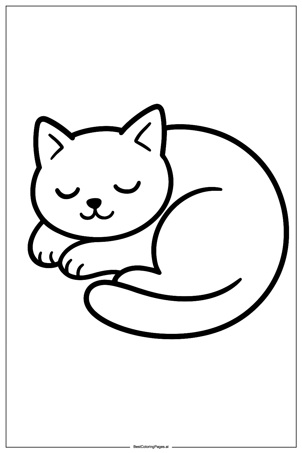 Cat sleeping 7