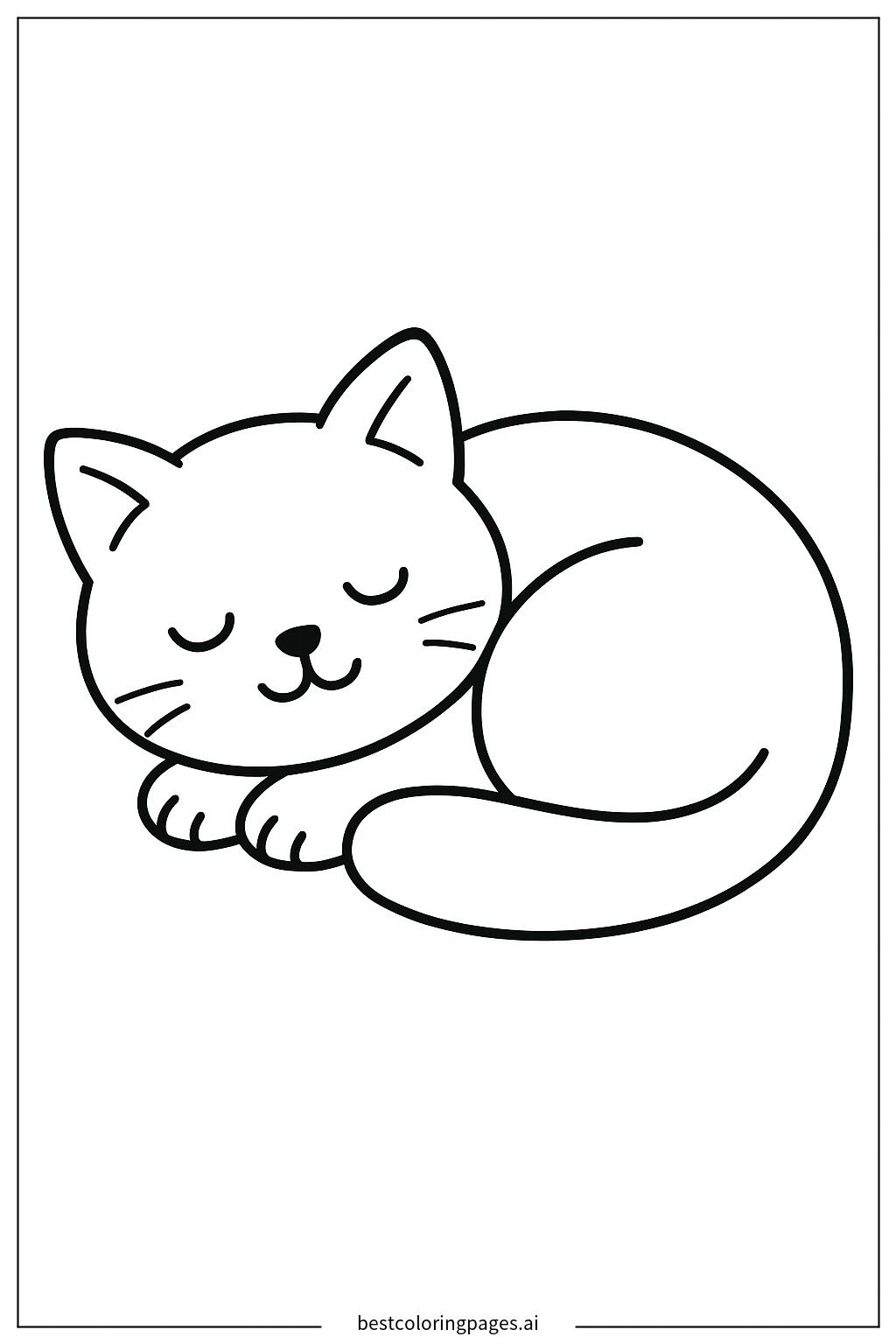 Cat sleeping