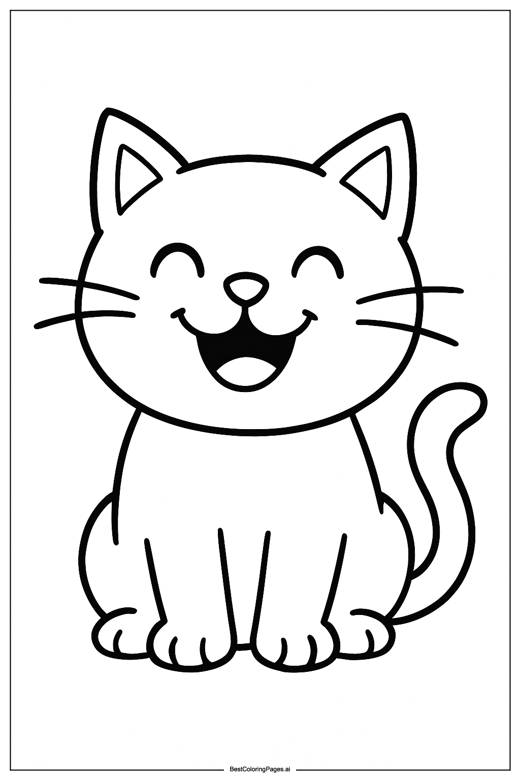 Cat smiling 1