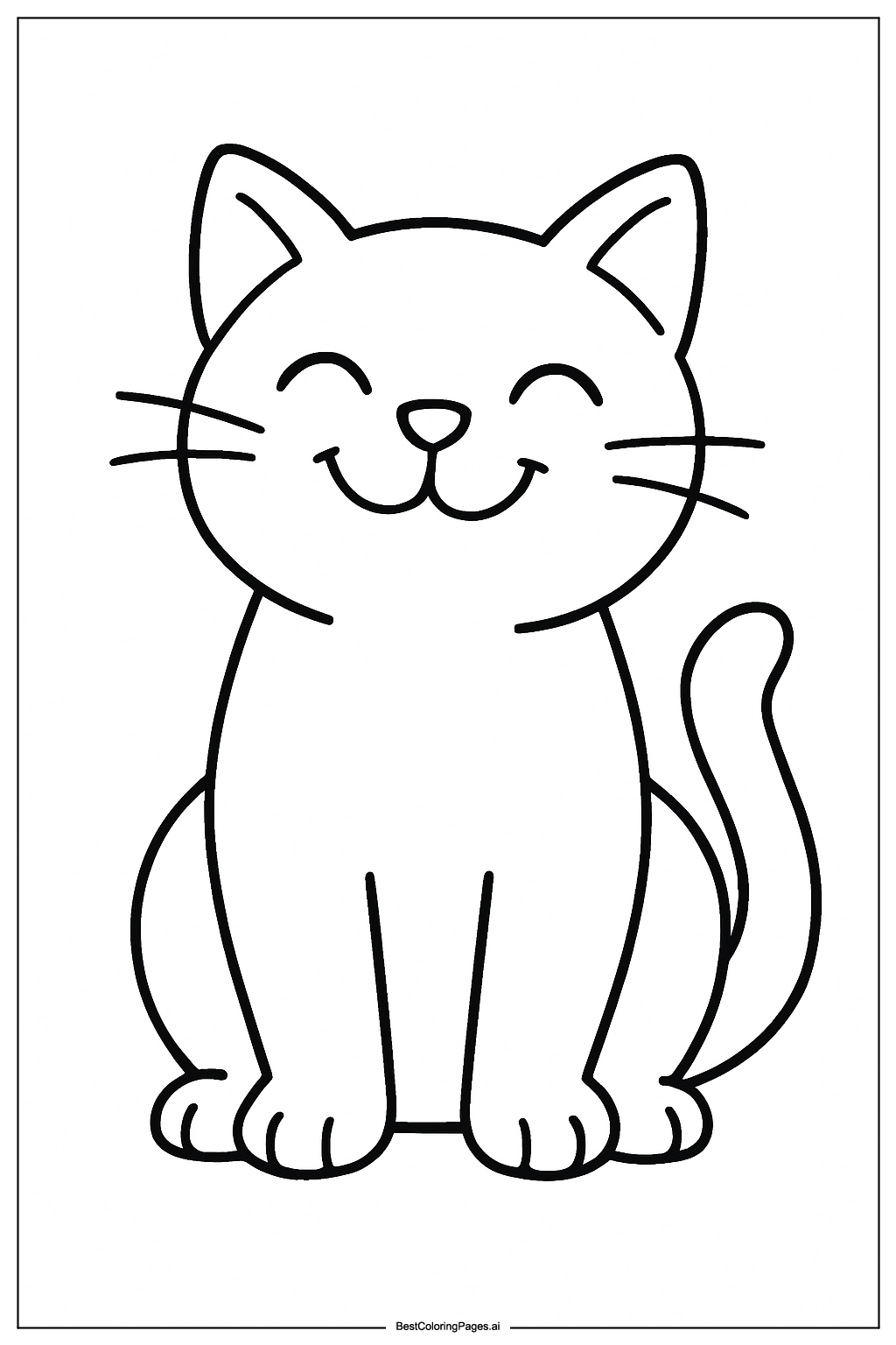 Cat smiling