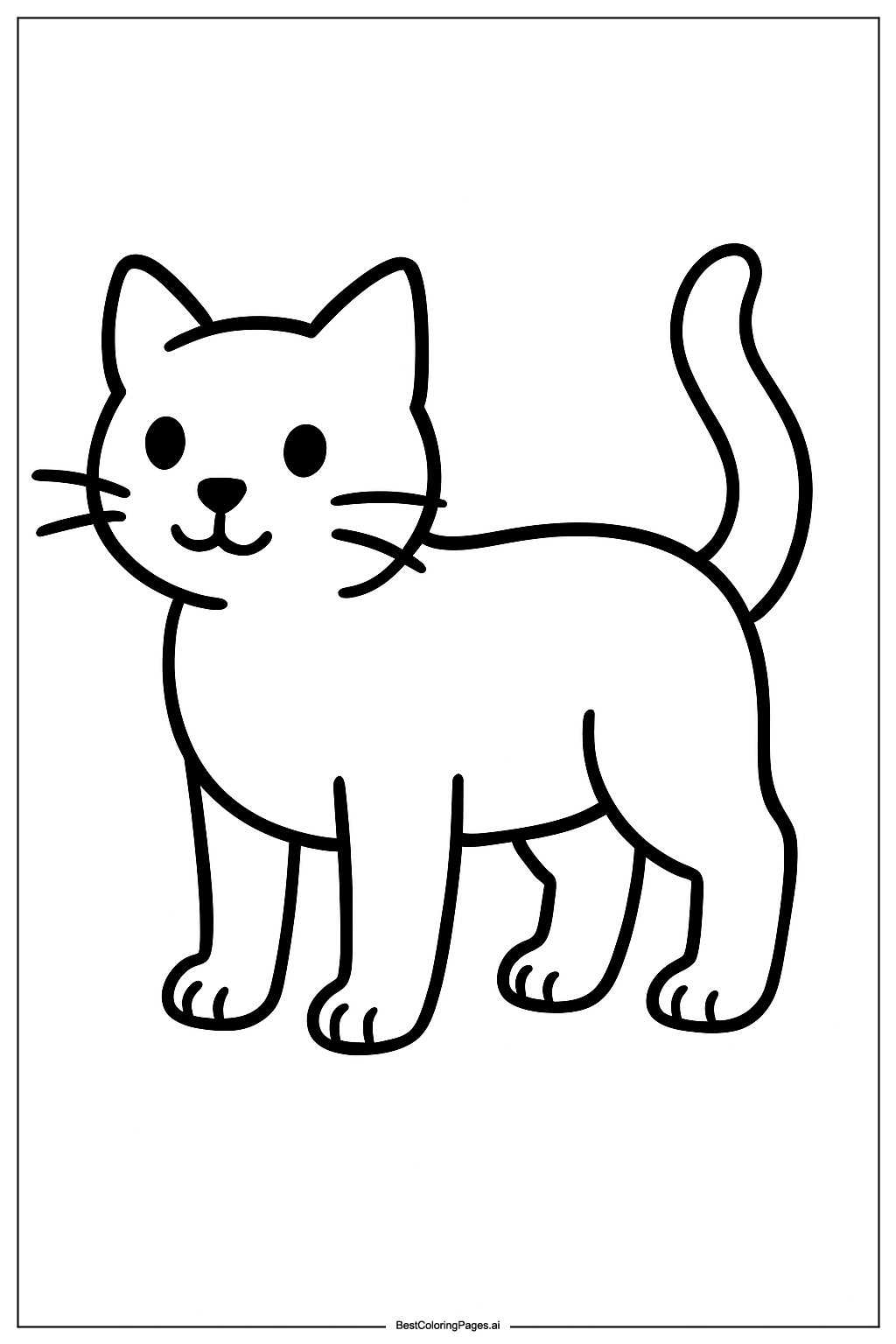 Cat standing 1