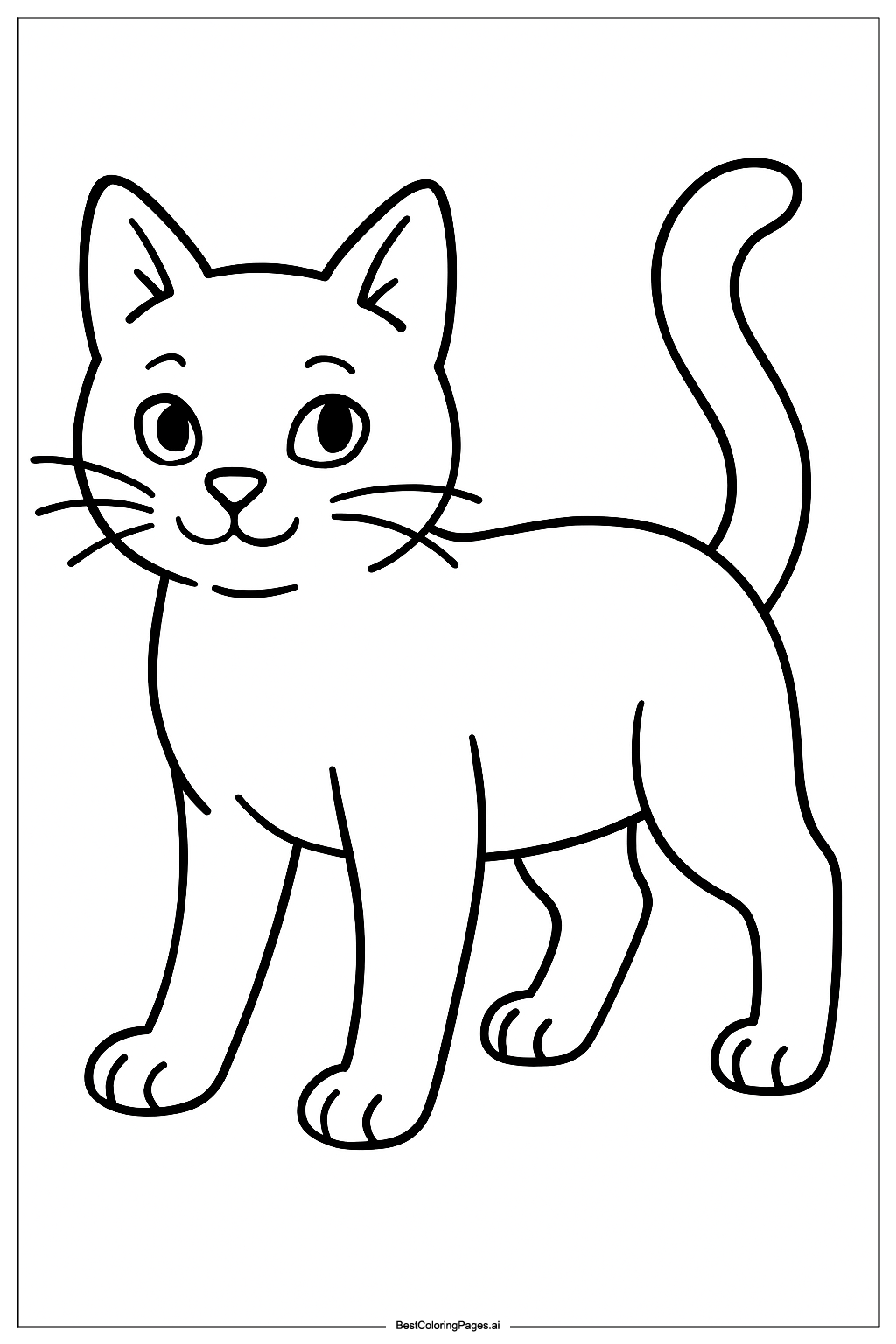 Cat standing 2