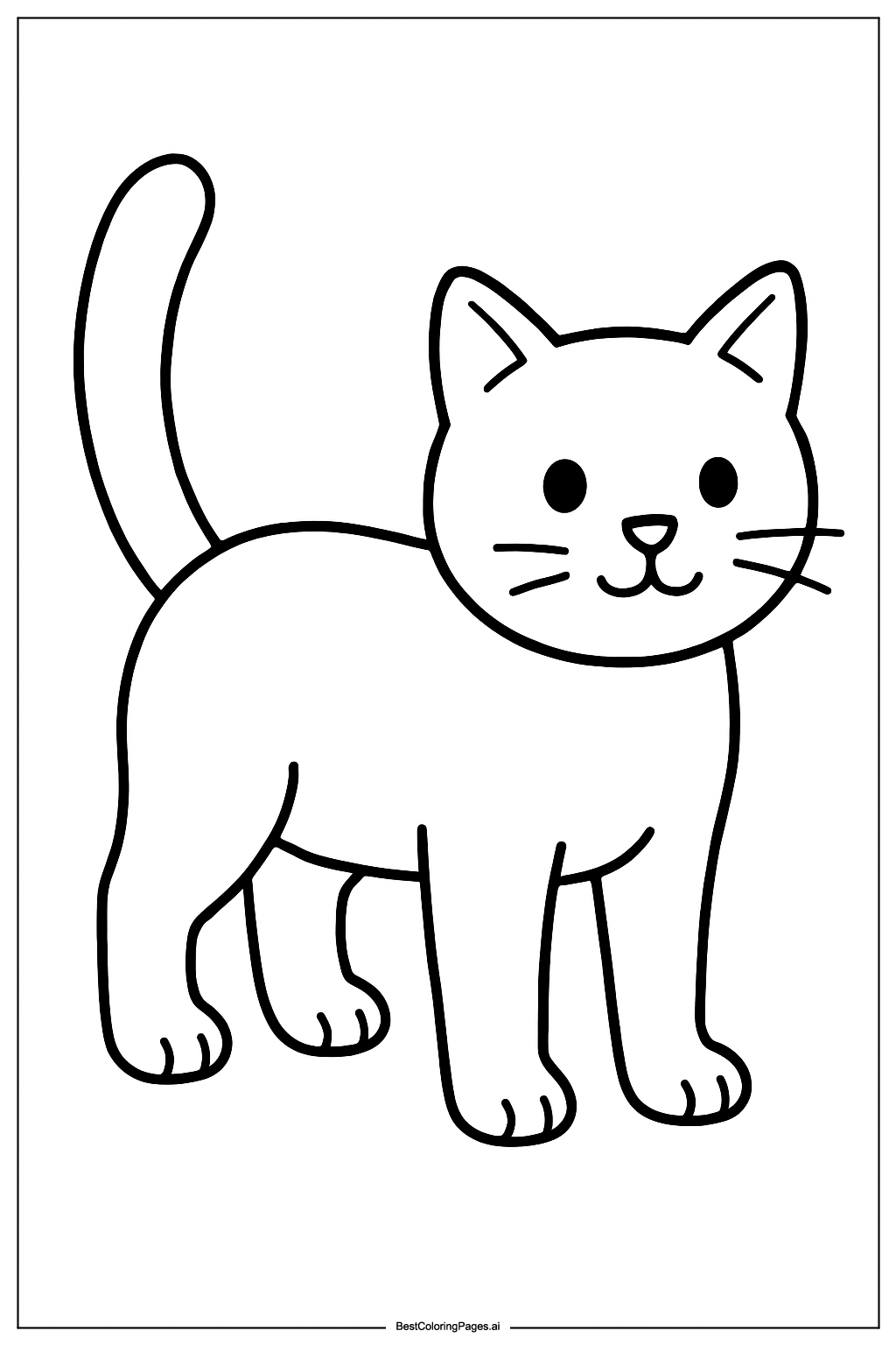 Cat standing 3