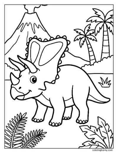 Chasmosaurus Cảnh Jurassic