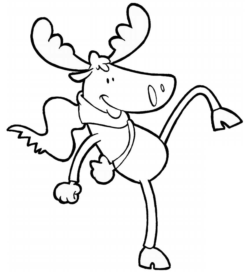 chú nai sừng tấm hài hước