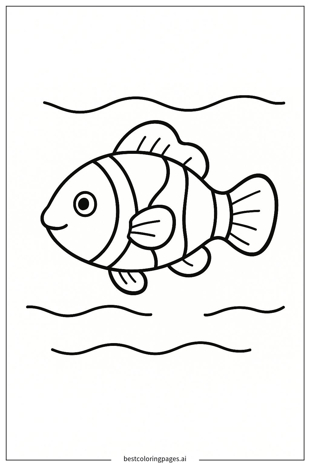 Clownfish in water