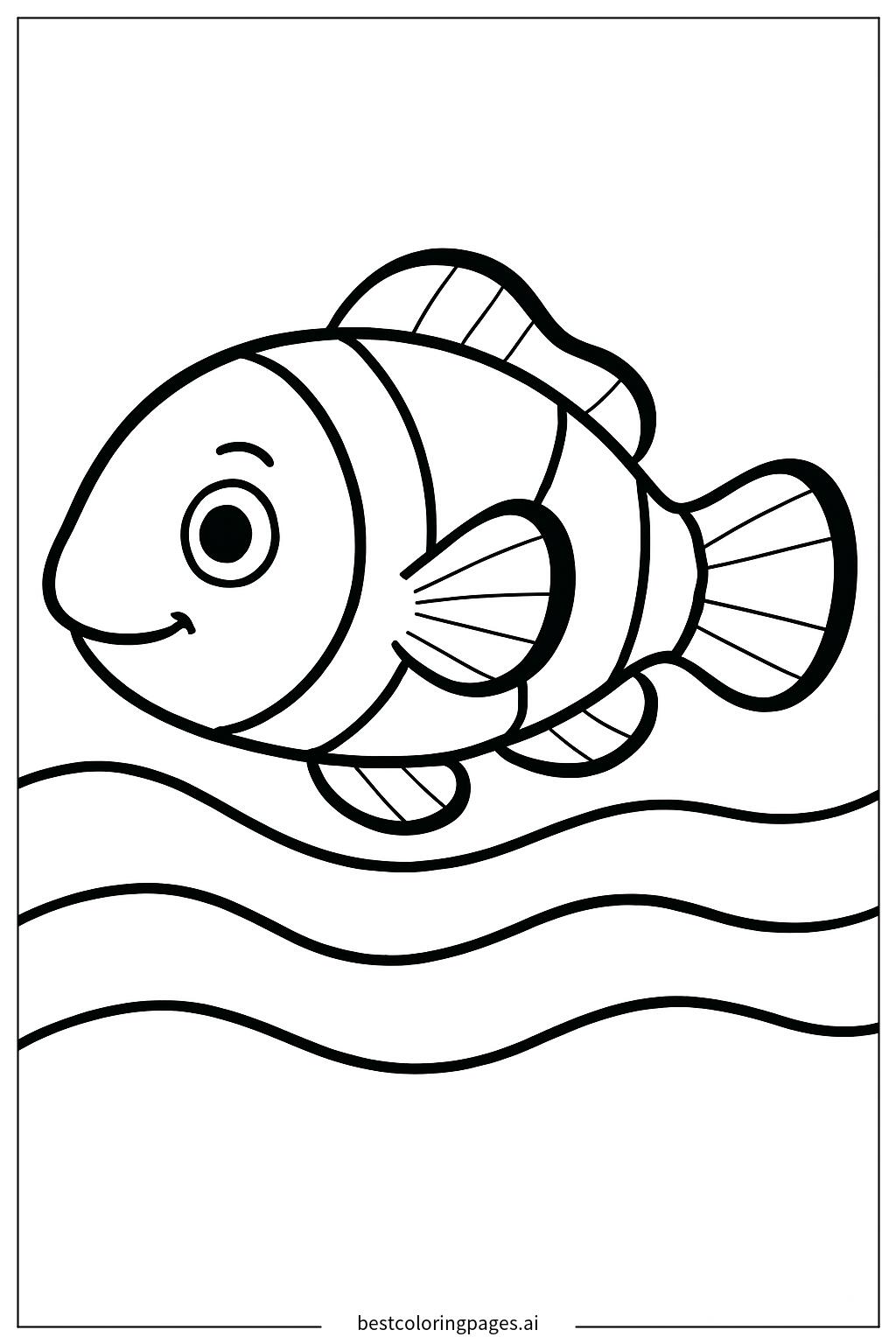 Clownfish resting