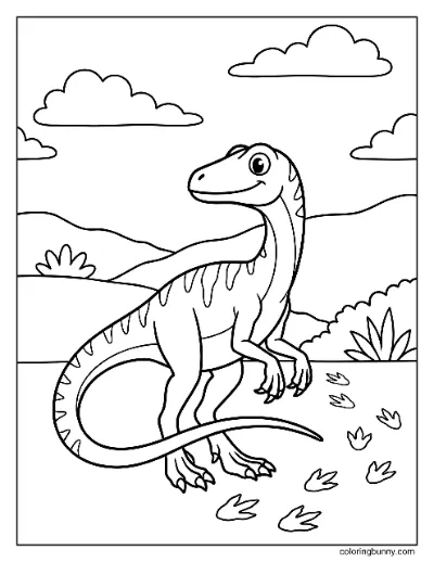 Compsognathus Cảnh Jurassic