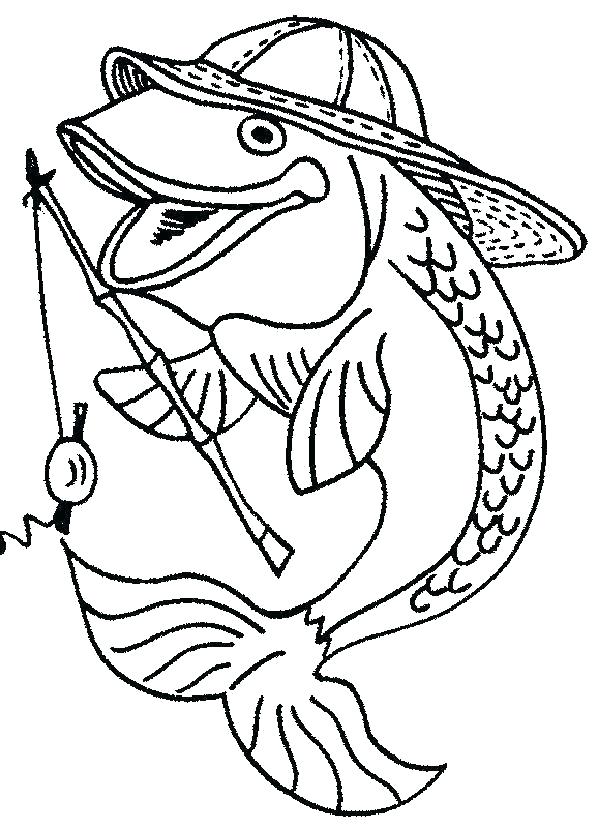 con cá đi câu cá