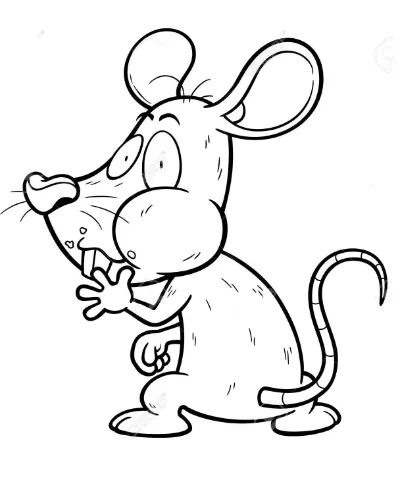 con chuột đang ăn vụng