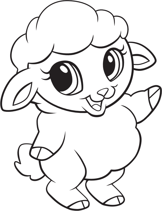 cừu con đáng yêu