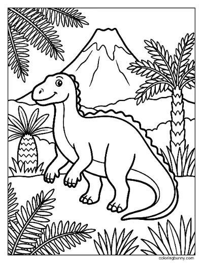 Iguanodon Cảnh Jurassic