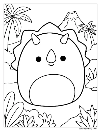 Jerome Khủng Long Triceratops Squishmallow